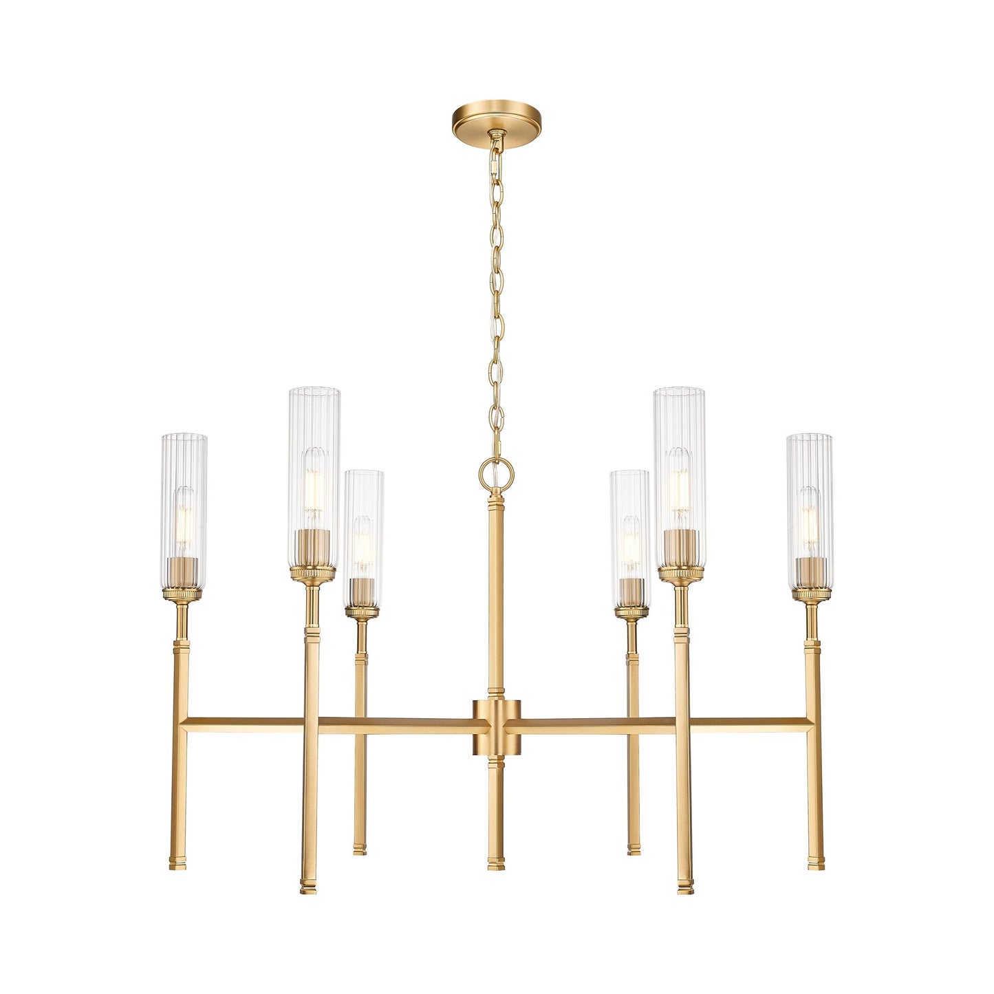Esme Chandelier in Modern Gold (6-Light).