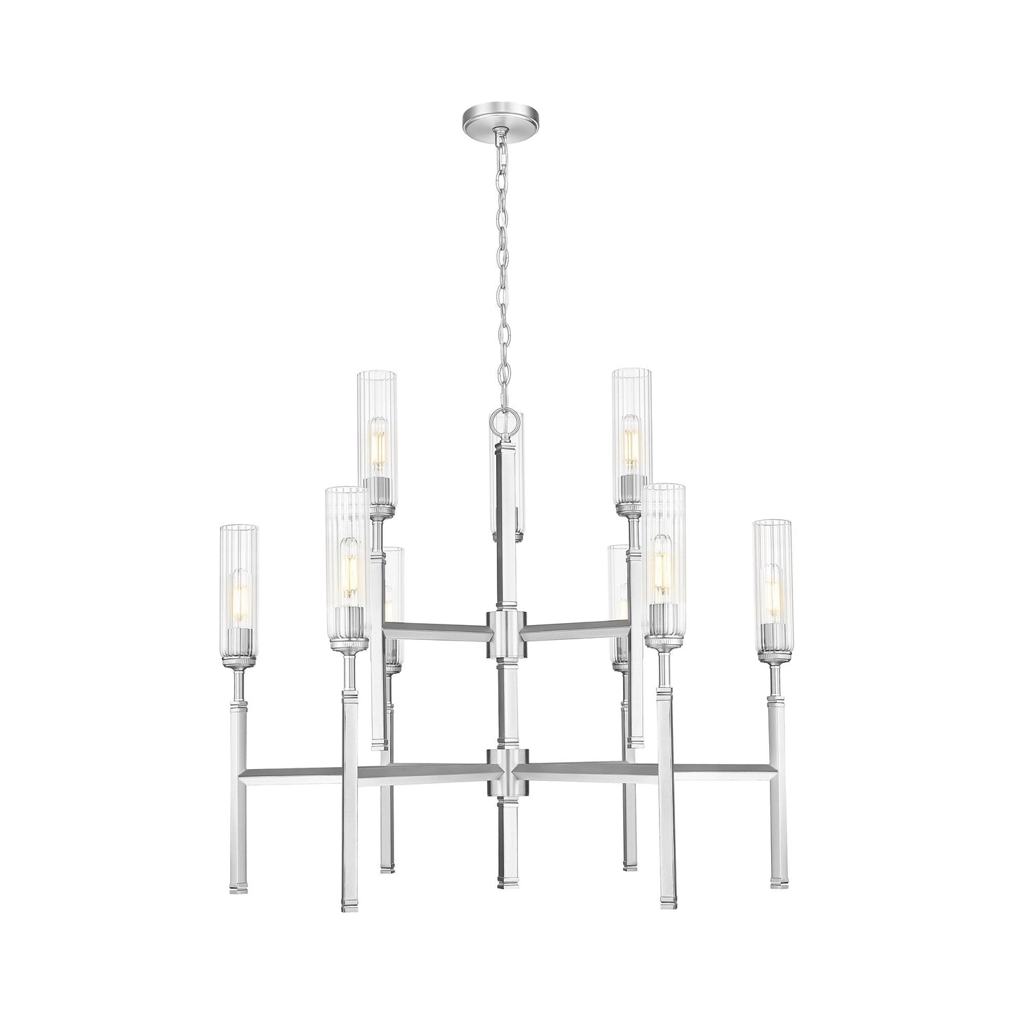 Esme Chandelier in Brushed Nickel (9-Light).