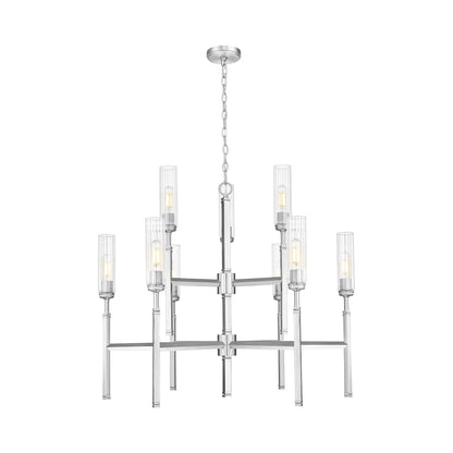 Esme Chandelier in Brushed Nickel (9-Light).