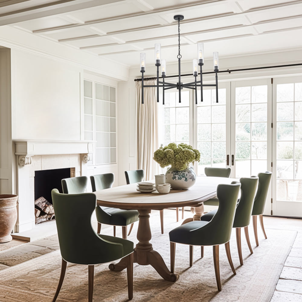 Esme Chandelier in dining room.