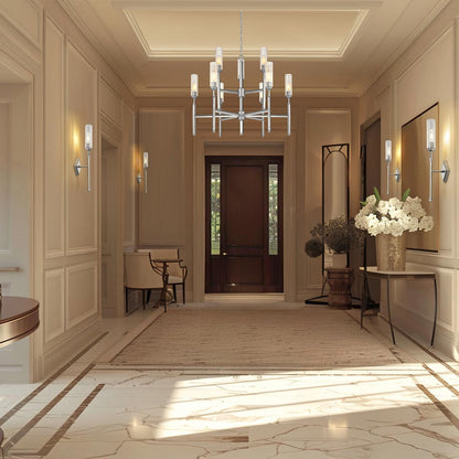 Esme Chandelier in hallway.