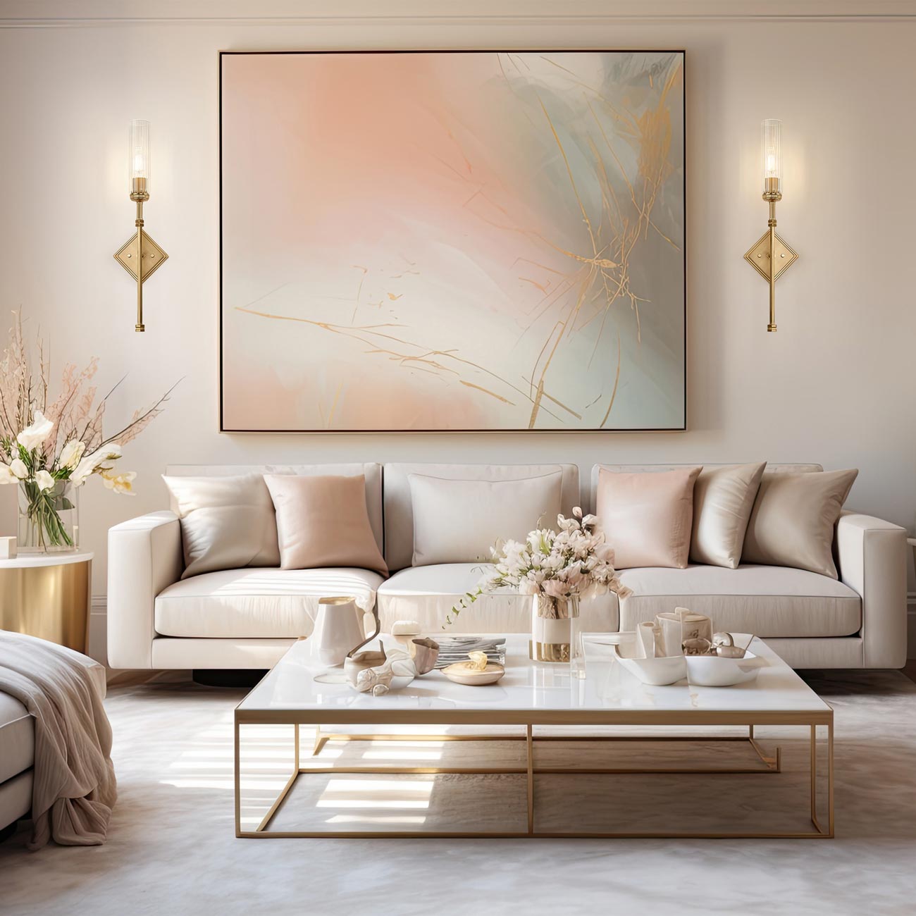 Esme Wall Light in living room.