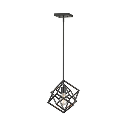 Euclid Pendant Light in Matte Black.