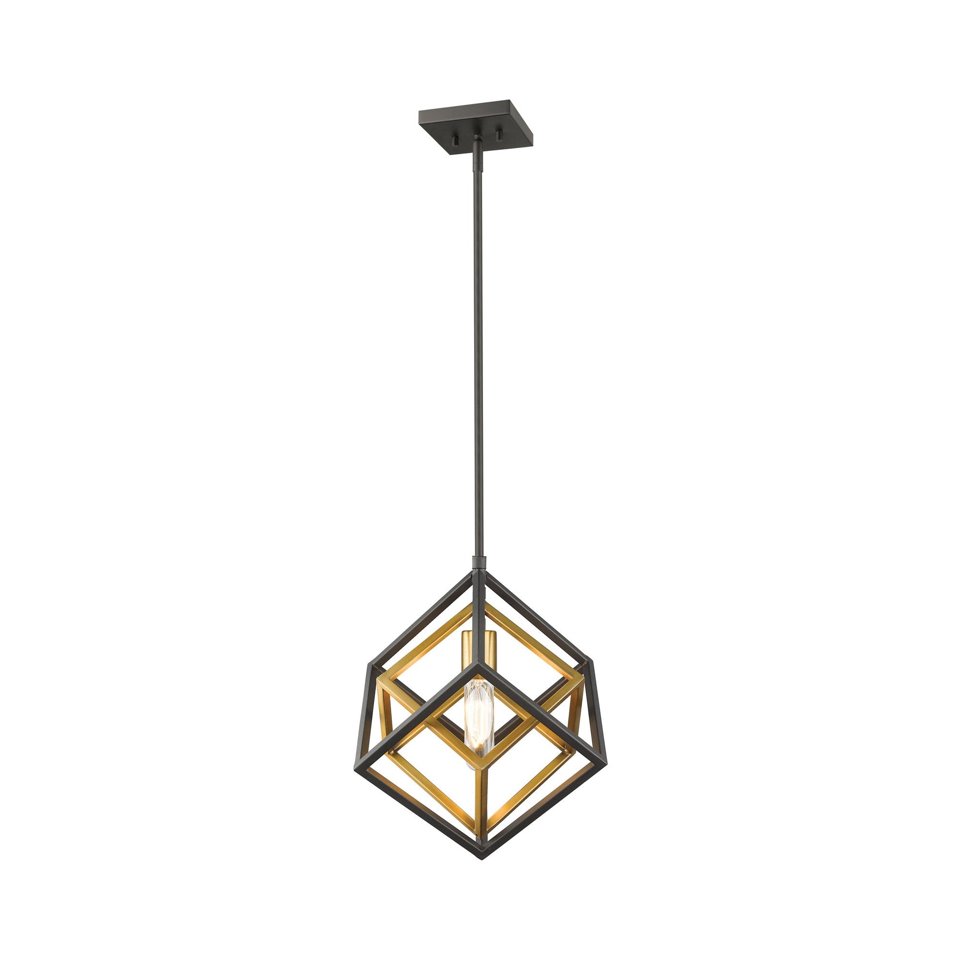 Euclid Pendant Light in Olde Brass/Bronze.