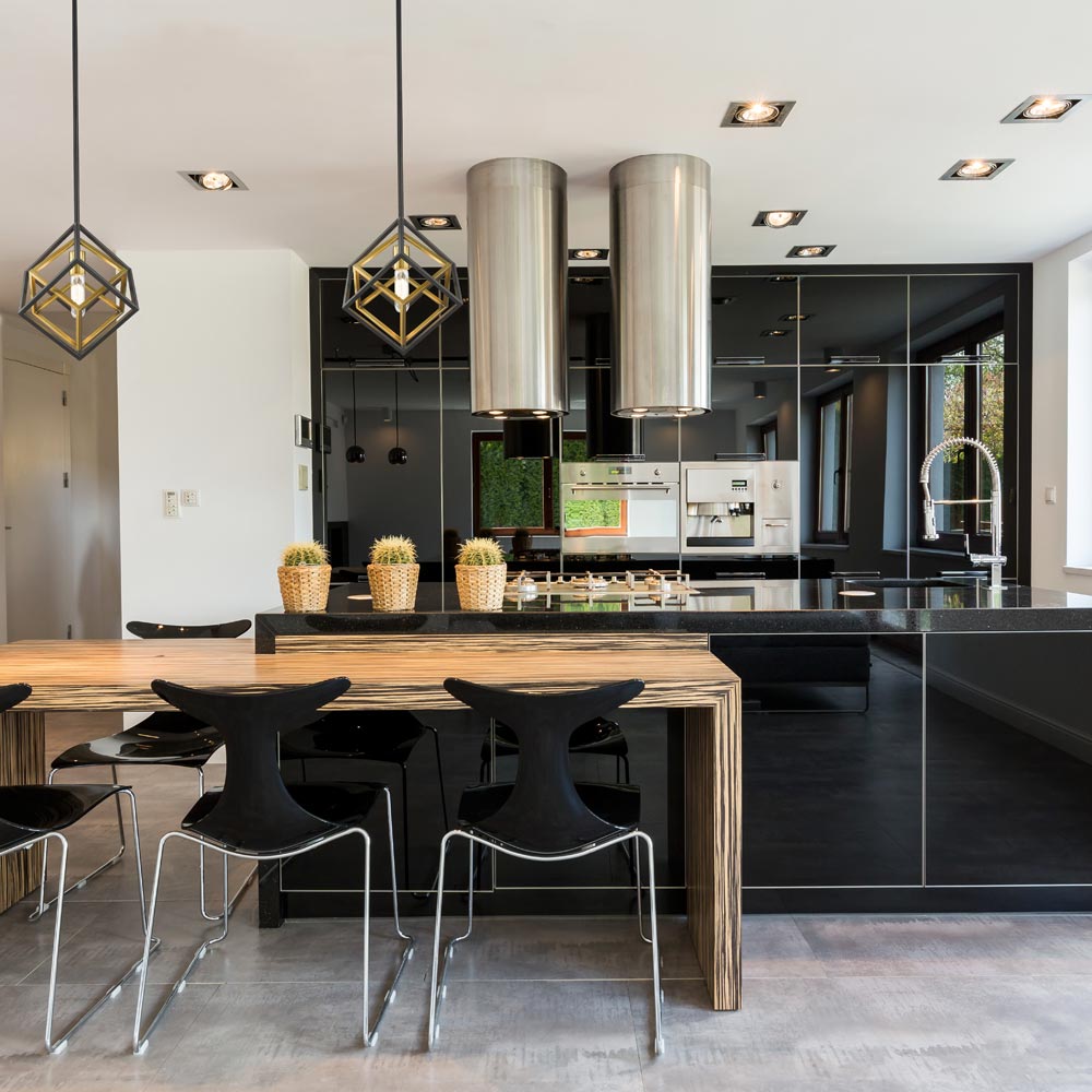 Euclid Pendant Light in kitchen.