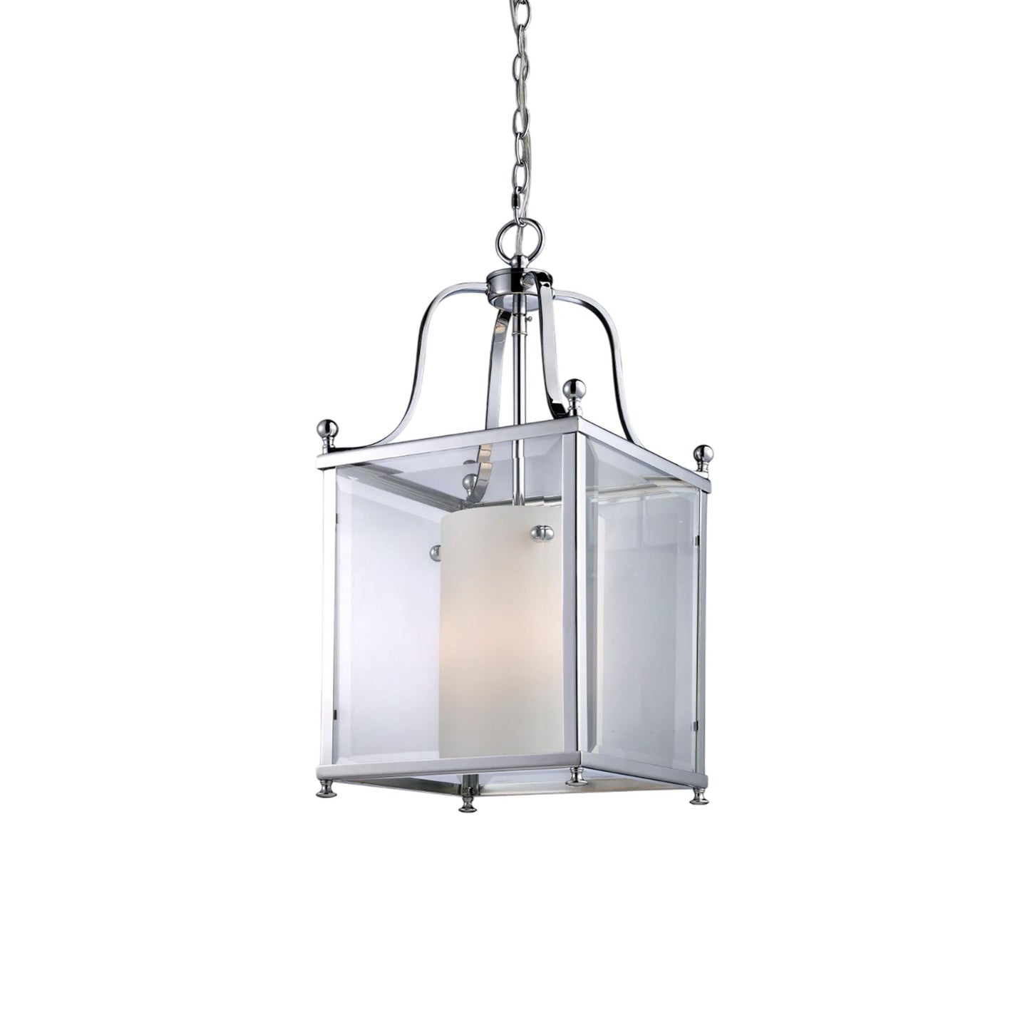 Fairview Pendant Light in Chrome (11-Inch).