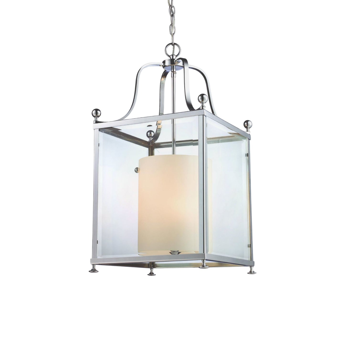 Fairview Pendant Light in Chrome (15.5-Inch).
