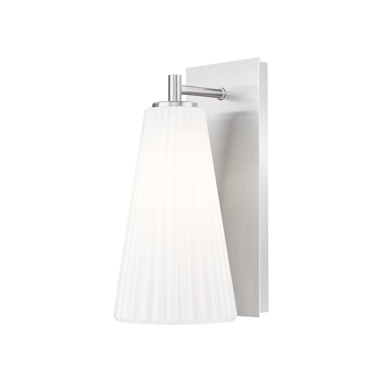 Farrell Bath Vanity Light in Brushed Nickel (12.63-Inch).