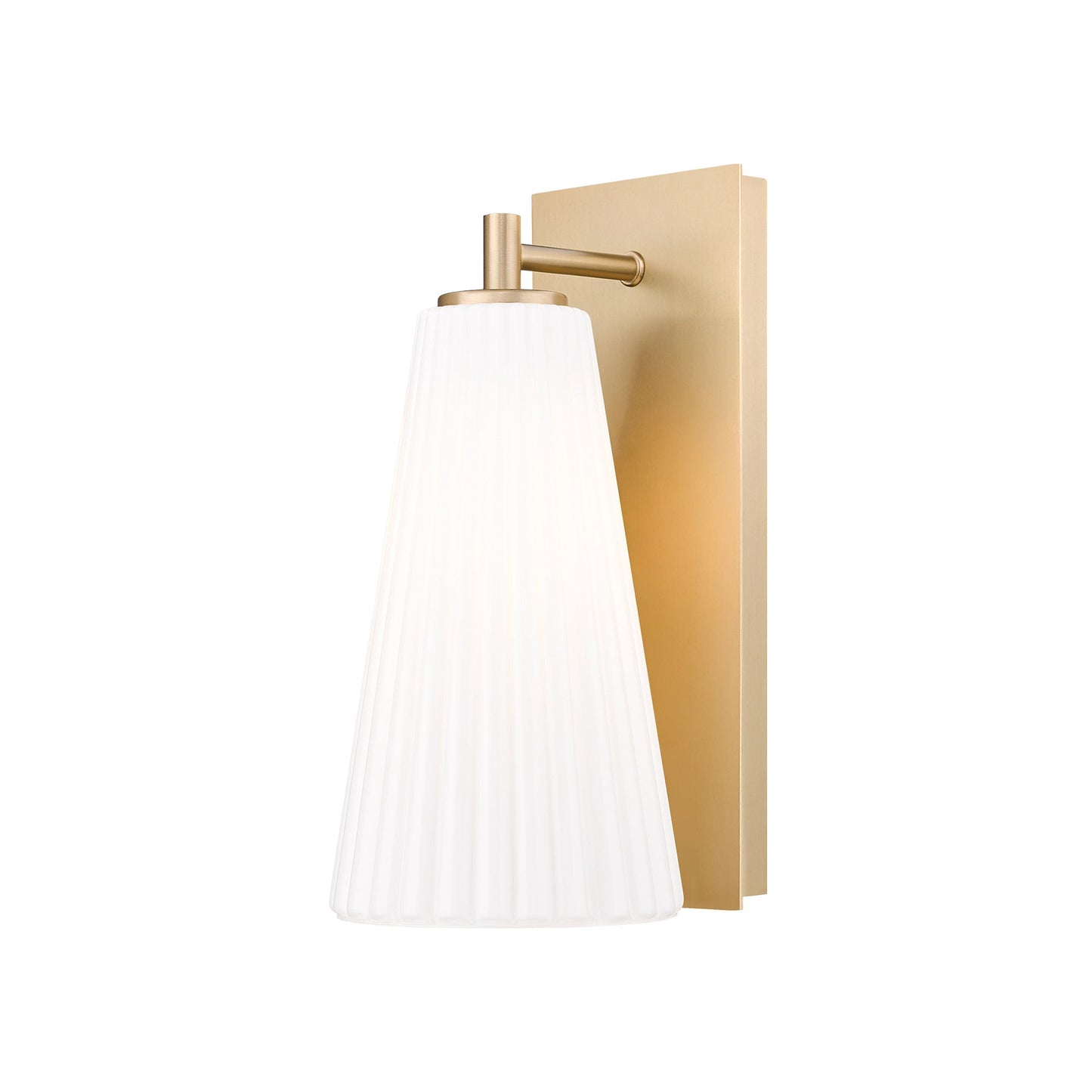 Farrell Bath Vanity Light in Modern Gold (12.63-Inch).