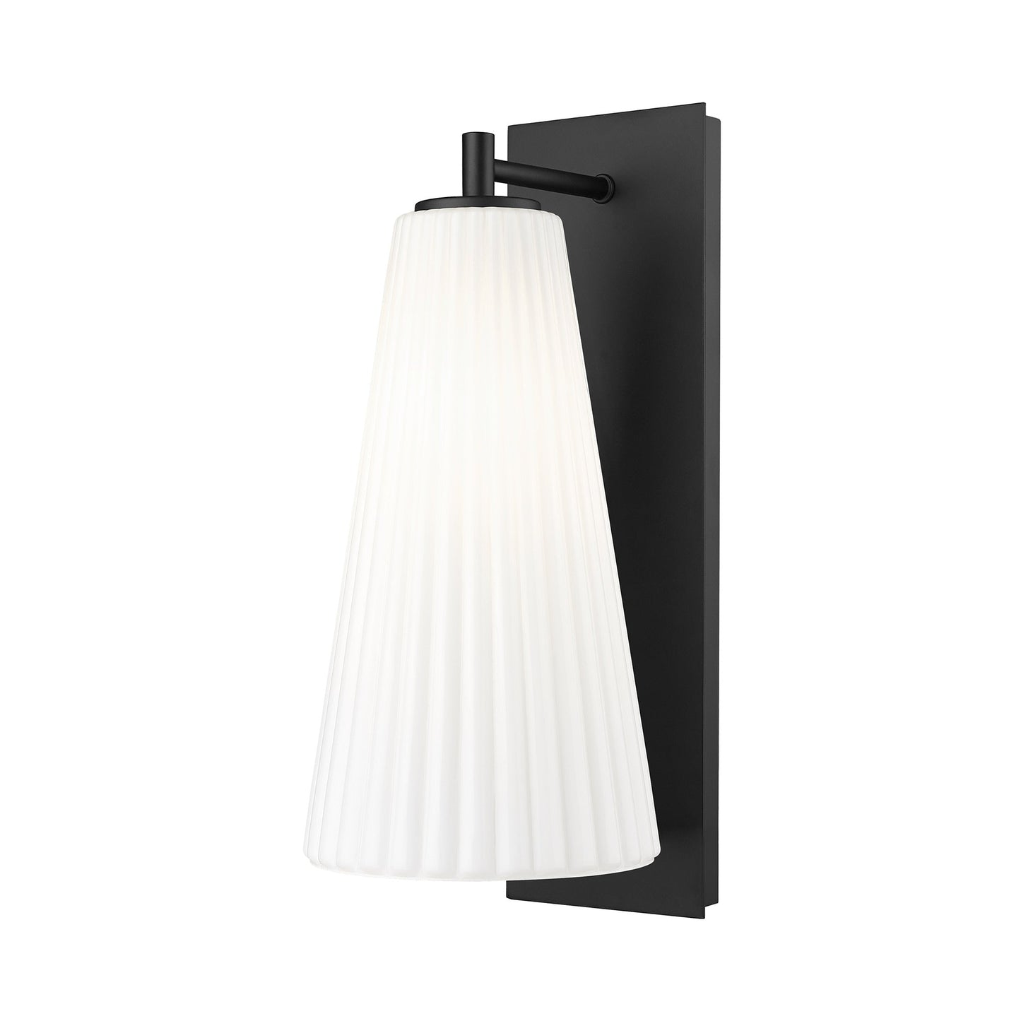 Farrell Bath Vanity Light in Matte Black (16.5-Inch).