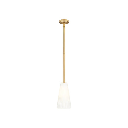 Farrell Pendant Light in Modern Gold (Rod Included/11-Inch).