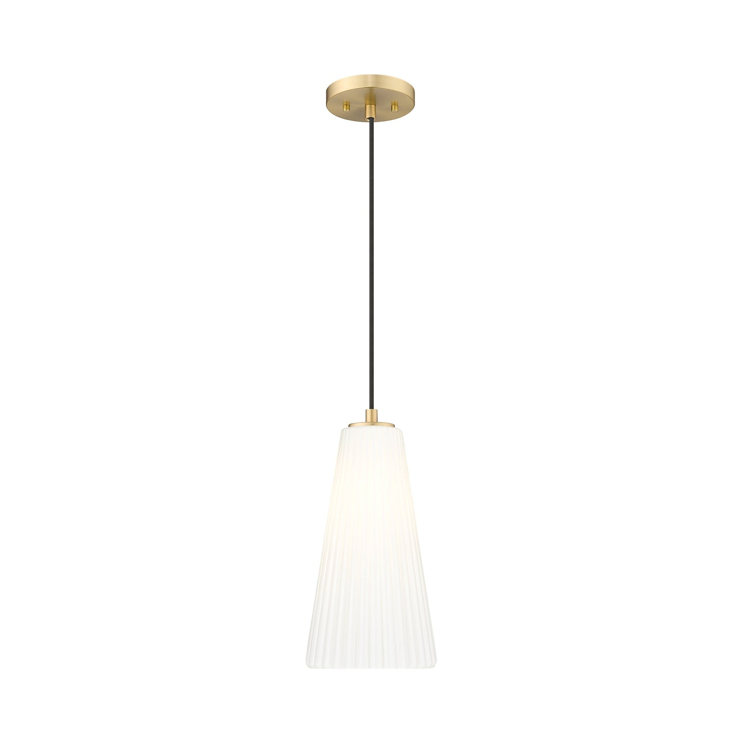 Farrell Pendant Light in Modern Gold (Rod Not Included/13.63-Inch).