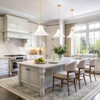 Fleur Pendant Light in kitchen.