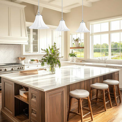 Fleur Pendant Light in kitchen.