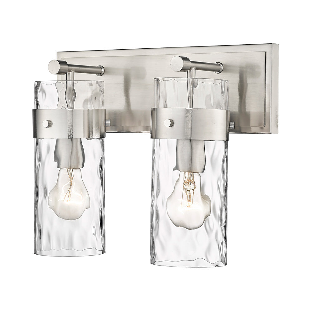 Fontaine Bath Vanity Light in Brushed Nickel (2-Light).