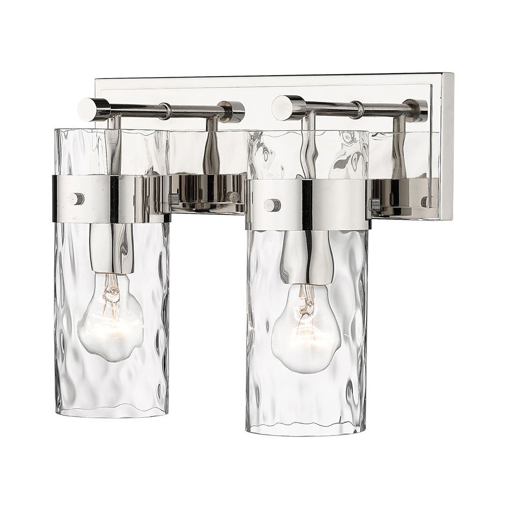 Fontaine Bath Vanity Light in Polished Nickel (2-Light).
