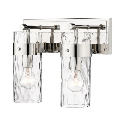 Fontaine Bath Vanity Light in Polished Nickel (2-Light).