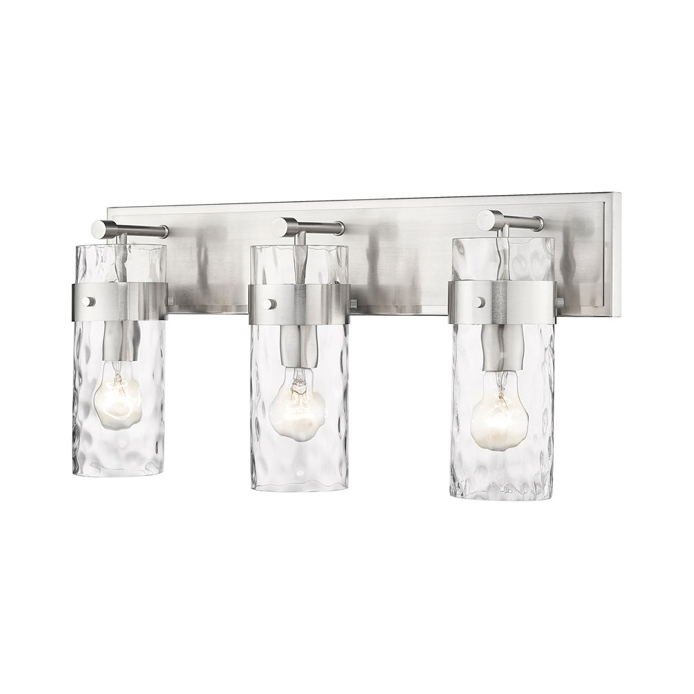 Fontaine Bath Vanity Light in Brushed Nickel (3-Light).