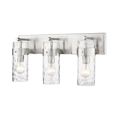 Fontaine Bath Vanity Light in Brushed Nickel (3-Light).