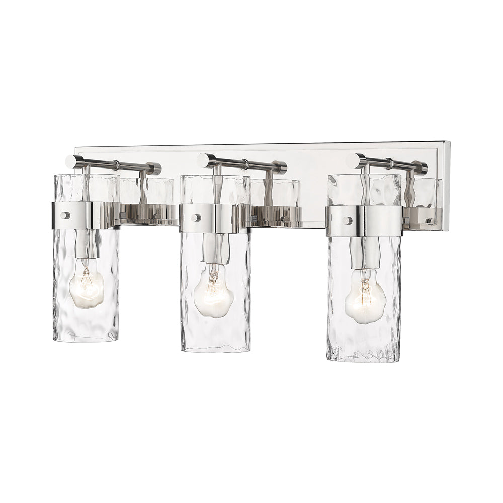 Fontaine Bath Vanity Light in Polished Nickel (3-Light).