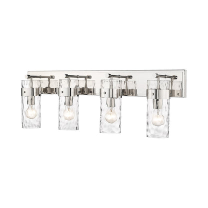 Fontaine Bath Vanity Light in Polished Nickel (4-Light).
