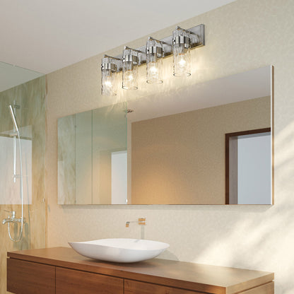 Fontaine Bath Vanity Light in bathroom.