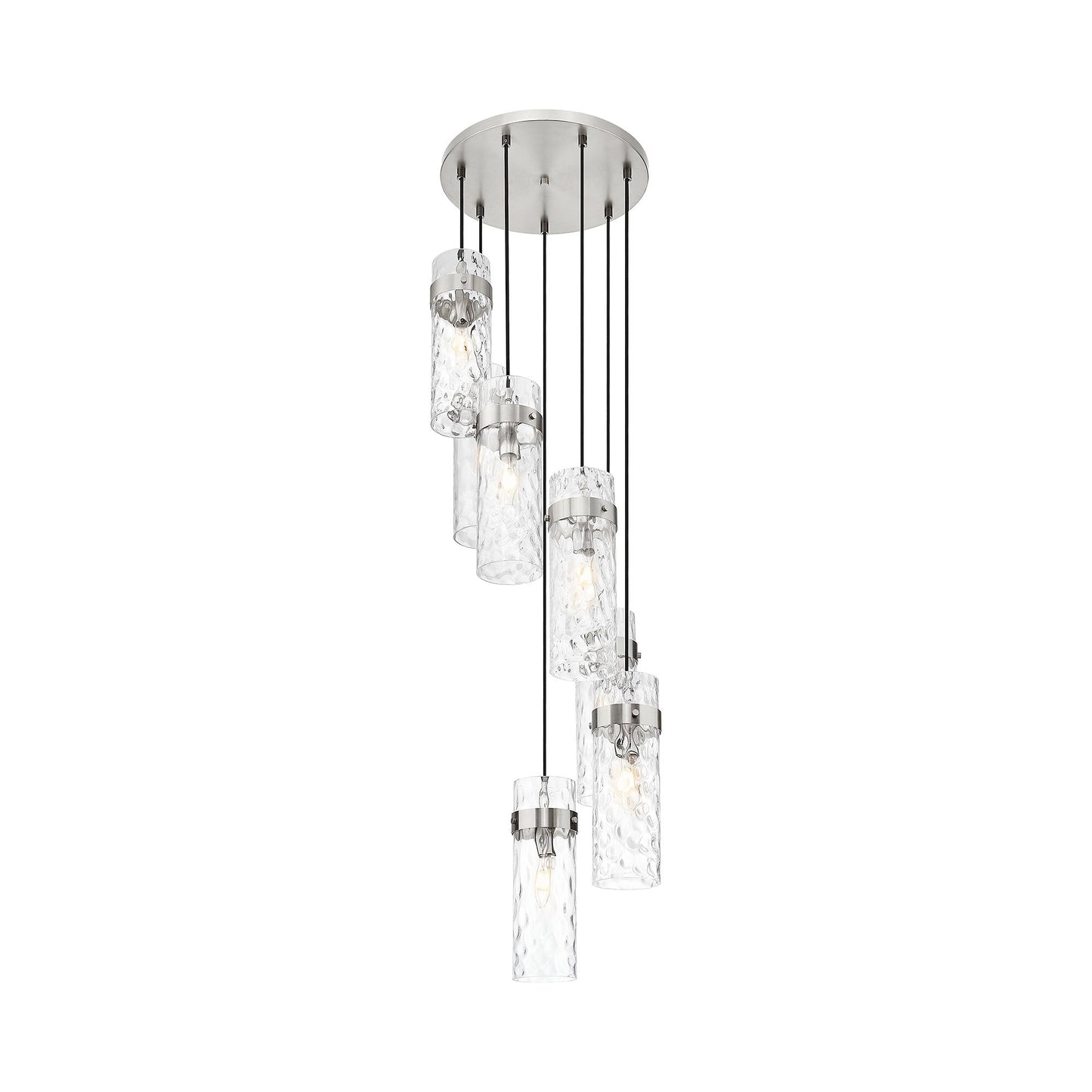 Fontaine Chandelier in Brushed Nickel (7-Light).