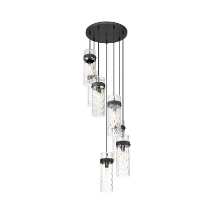 Fontaine Chandelier in Matte Black (7-Light).