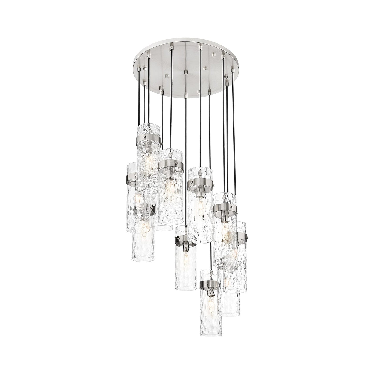 Fontaine Chandelier in Brushed Nickel (11-Light).