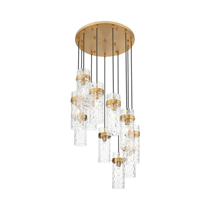 Fontaine Chandelier in Rubbed Brass (11-Light).