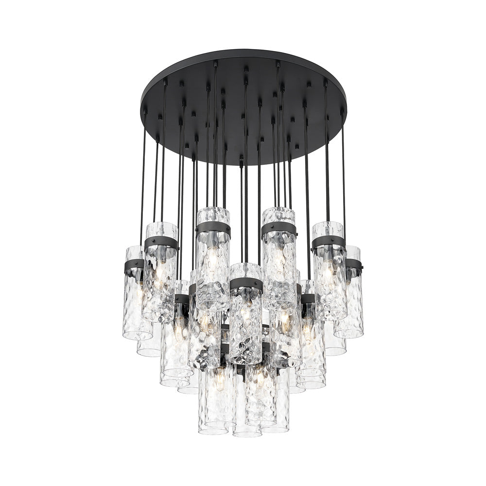 Fontaine Chandelier in Matte Black (27-Light).