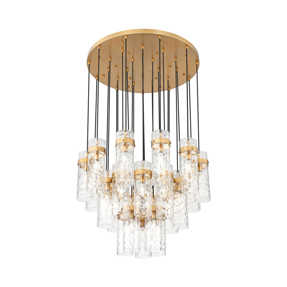 Fontaine Chandelier in Rubbed Brass (27-Light).
