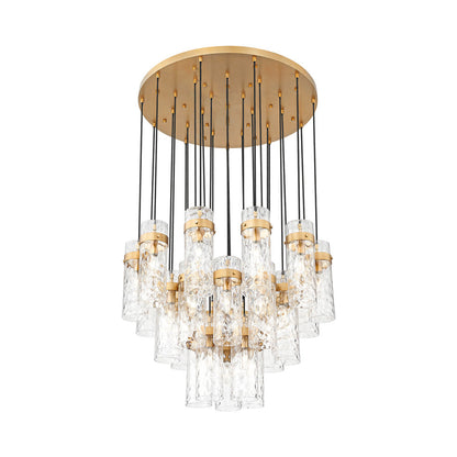 Fontaine Chandelier in Rubbed Brass (27-Light).