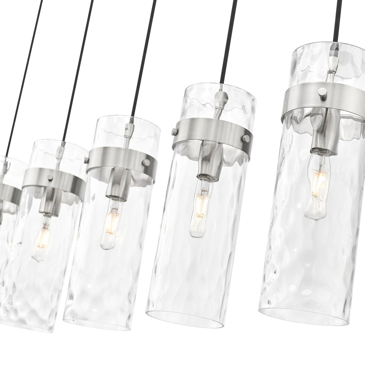 Fontaine Linear Chandelier in Detail.