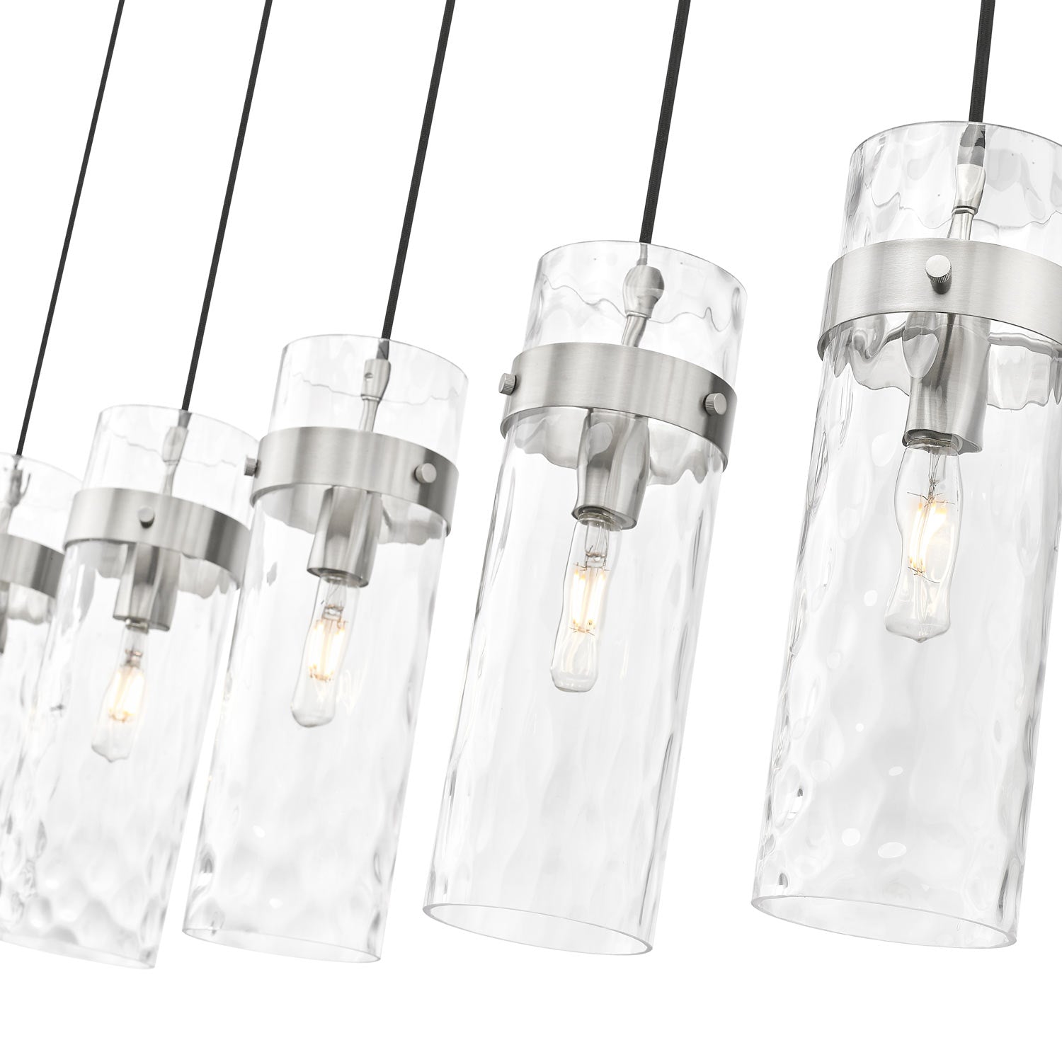 Fontaine Linear Chandelier in Detail.