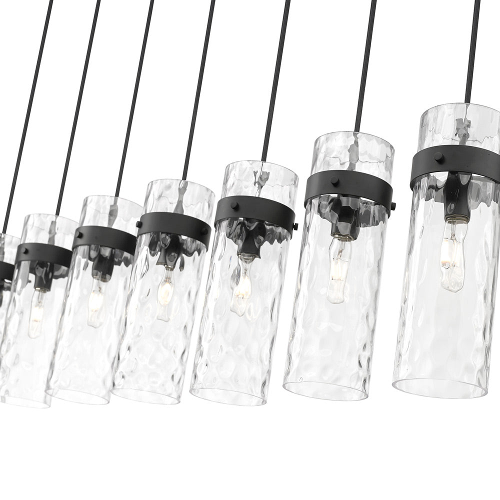 Fontaine Linear Chandelier in Detail.