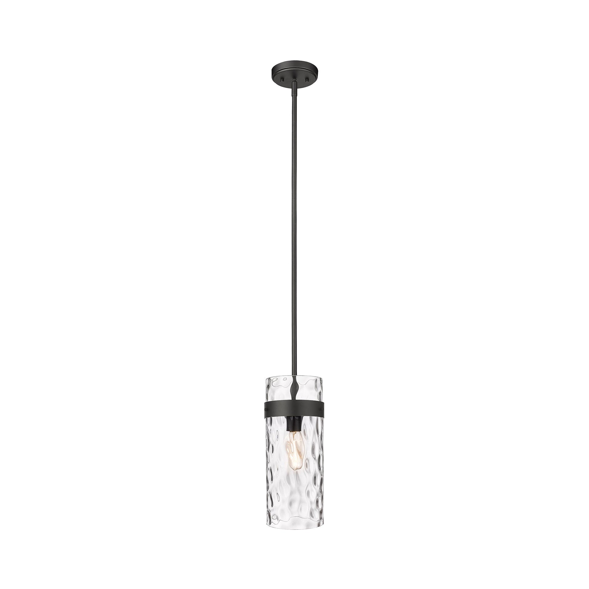 Fontaine Pendant Light in Matte Black (6.5-Inch).