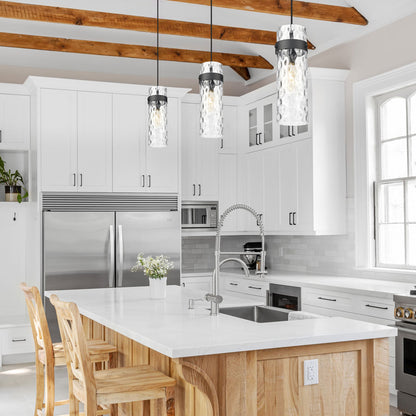 Fontaine Single Pendant Light in kitchen.