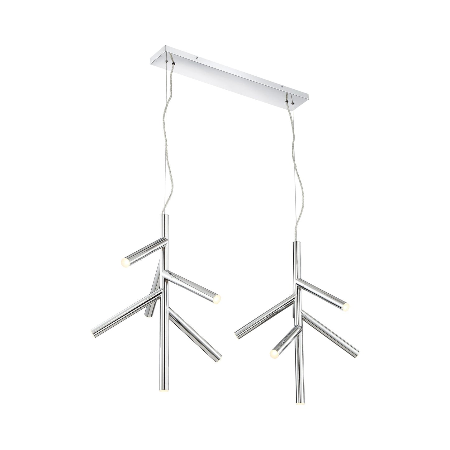 Forest 917 Linear LED Chandelier in Detail.