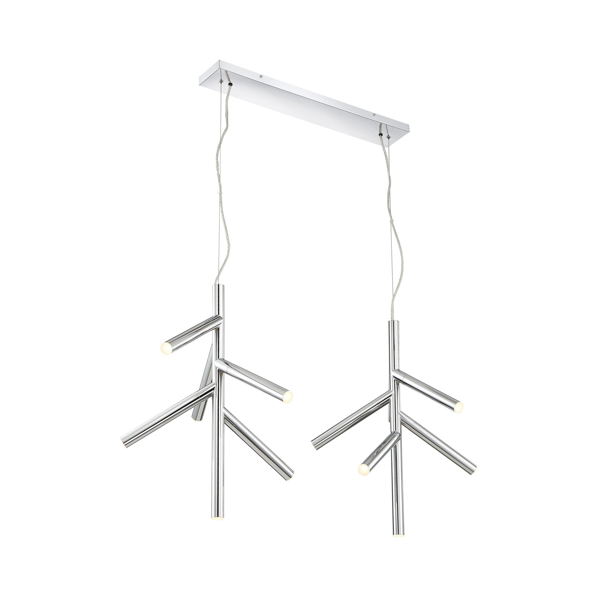Forest 917 Linear LED Chandelier in Detail.