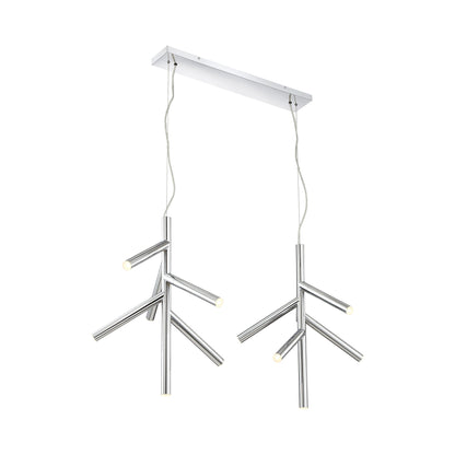 Forest 917 Linear LED Chandelier in Detail.