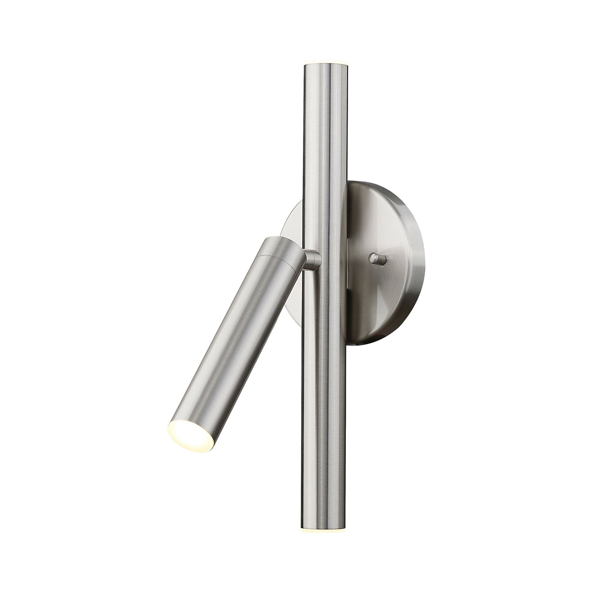 Forest LED Branch Wall Light in Brushed Nickel.