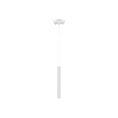 Forest LED Pendant Light in Matte White (12-Inch/118-Inch Cord Length).