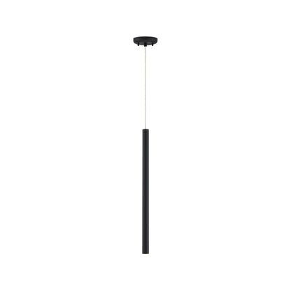 Forest LED Pendant Light in Matte Black (24-Inch/118-Inch Cord Length).