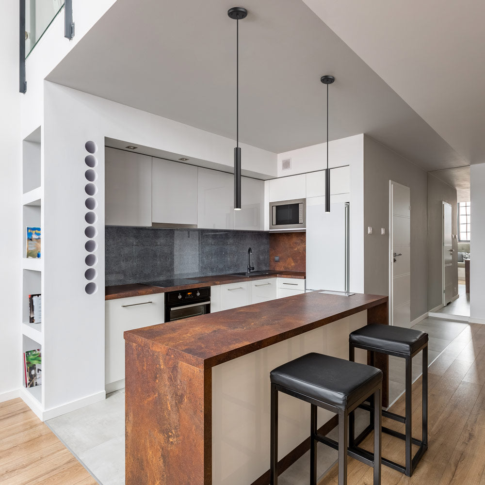 Forest LED Pendant Light in kitchen.
