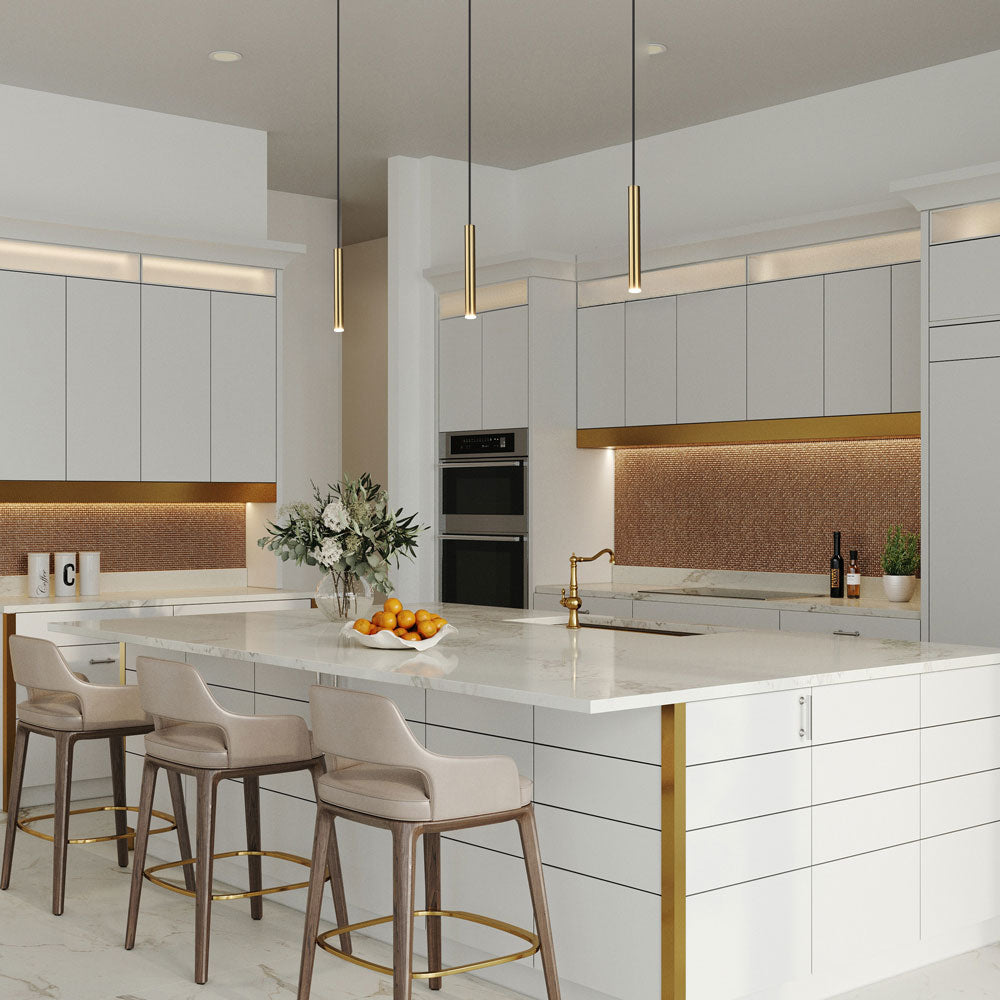 Forest LED Pendant Light in kitchen.