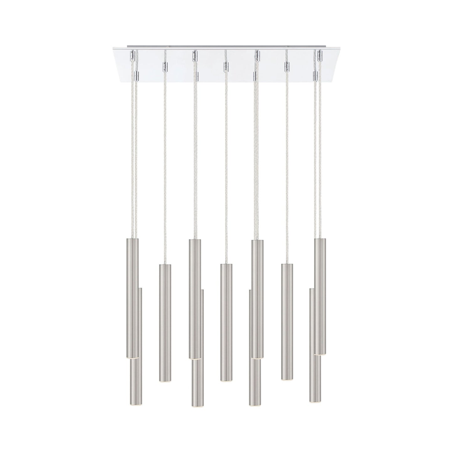 Forest LED Rectangle Chandelier.