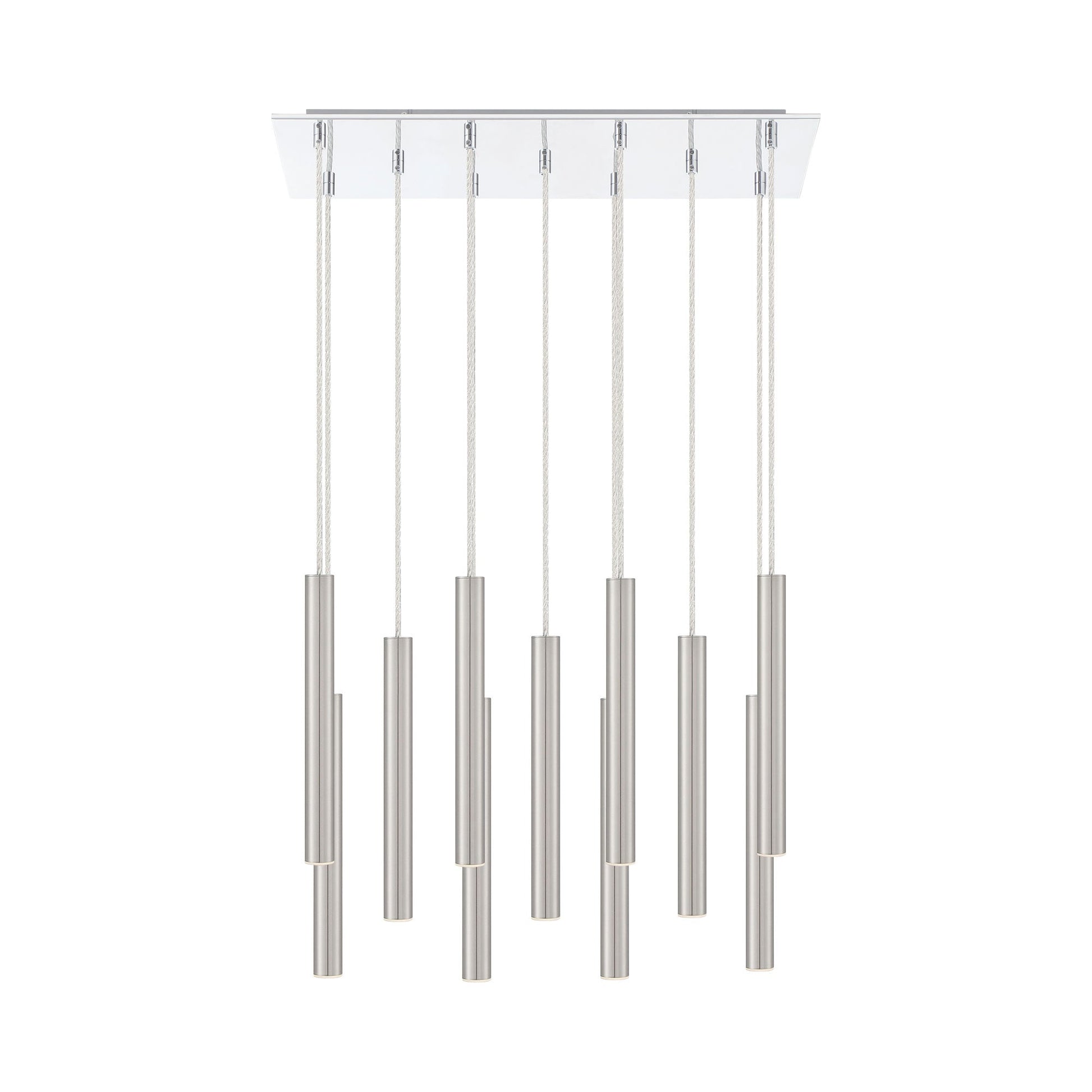 Forest LED Rectangle Chandelier.