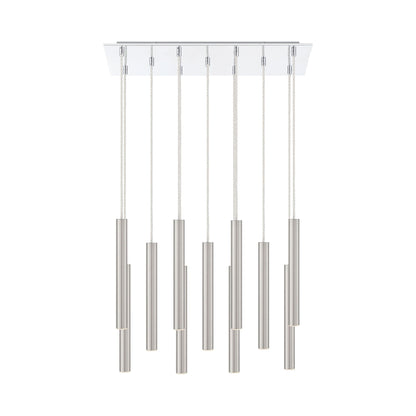 Forest LED Rectangle Chandelier.