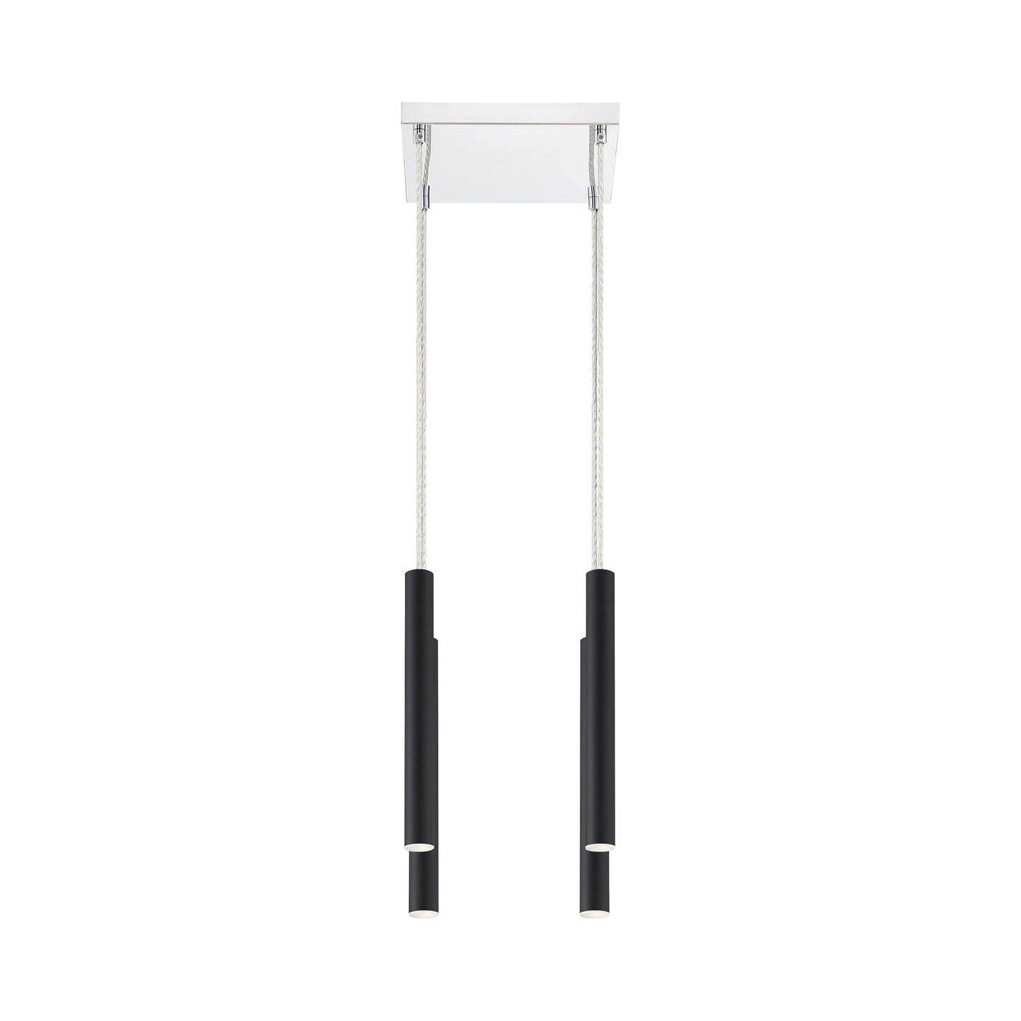 Forest LED Square Chandelier in Detail